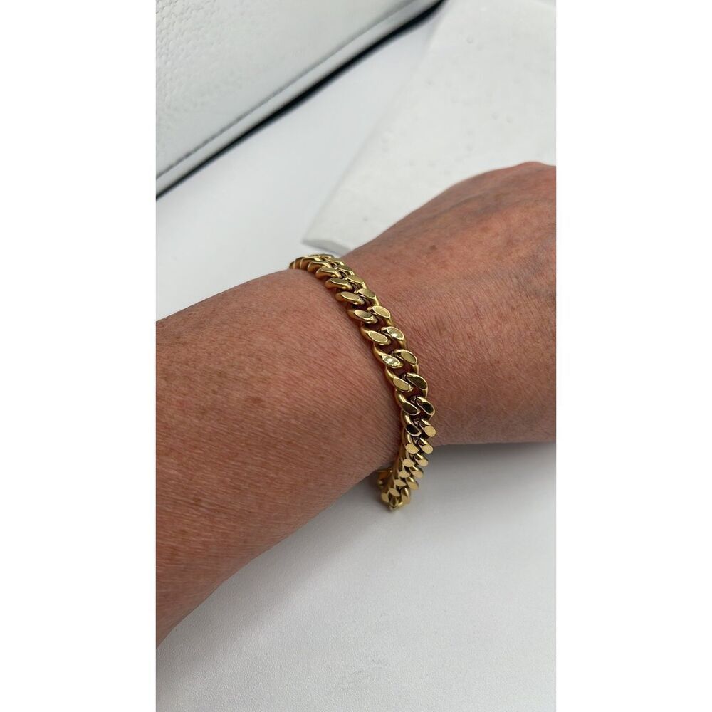 18K Gold Plated  big bold chain  bracelet